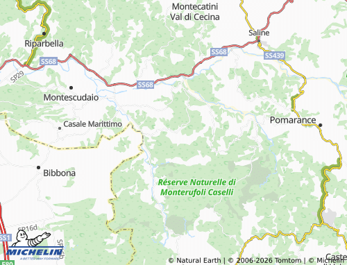 MICHELIN Querceto map - ViaMichelin