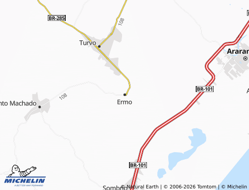 Mappa MICHELIN Ermo - ViaMichelin