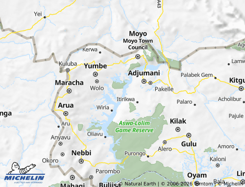 Mapa MICHELIN Obongi - ViaMichelin