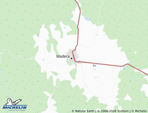 Mapa MICHELIN Madera Centro - ViaMichelin