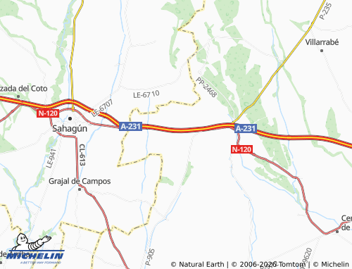 MICHELIN Moratinos map - ViaMichelin
