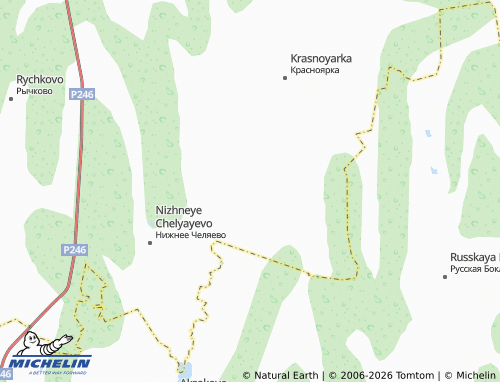 MICHELIN-Landkarte Kipchag - ViaMichelin