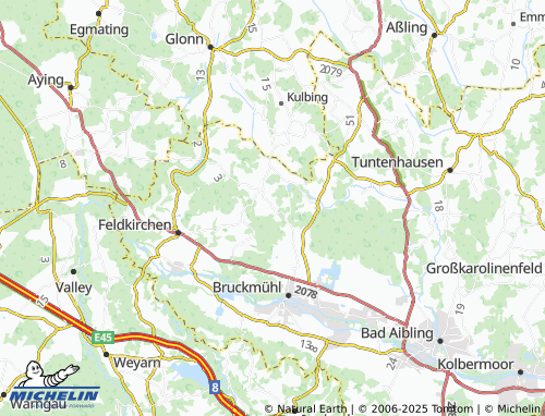MICHELIN-Landkarte Kleinhöhenrain - ViaMichelin