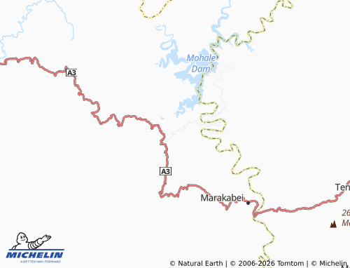 MICHELIN-Landkarte Boitsireletso - ViaMichelin