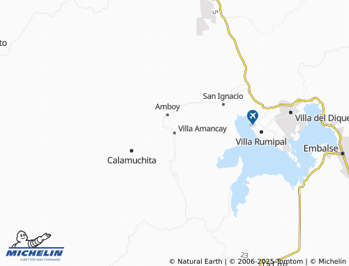 MICHELIN Villa Amancay map - ViaMichelin