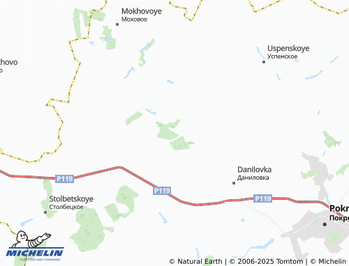 MICHELIN Dubrovets map - ViaMichelin