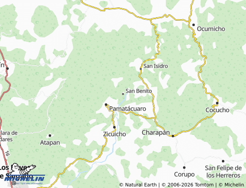MICHELIN-Landkarte San Benito - ViaMichelin