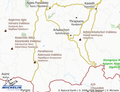 Mapa MICHELIN Vitsilia - ViaMichelin