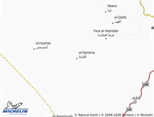 MICHELIN-Landkarte al-Qarama - ViaMichelin