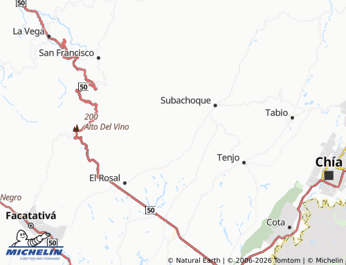 Carte MICHELIN Tibagota - ViaMichelin