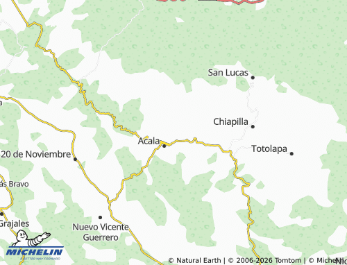 MICHELIN-Landkarte Guapinol Copalar - ViaMichelin
