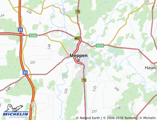 MICHELIN Meppen map - ViaMichelin