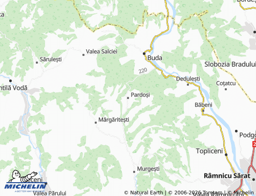 Mapa MICHELIN Pardoși - ViaMichelin