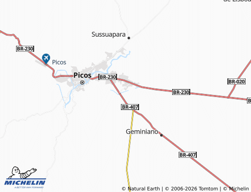 MICHELIN Marco de Sousa map - ViaMichelin