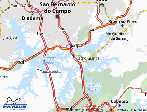 Mapa MICHELIN Riacho Grande - ViaMichelin
