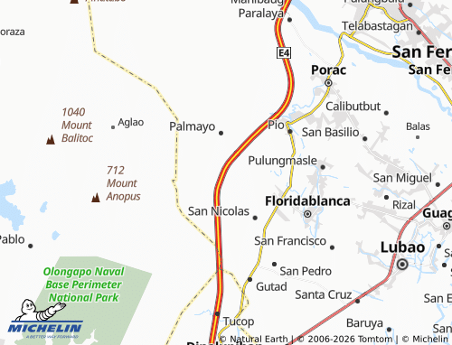 MICHELIN Nabuclod map - ViaMichelin