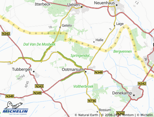 Mapa MICHELIN Nutter - ViaMichelin
