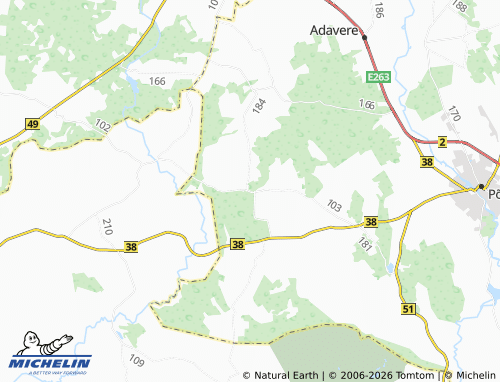 Mappa MICHELIN Vitsjärve - ViaMichelin