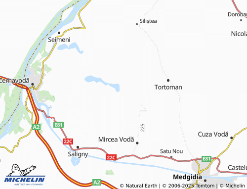 MICHELIN Țibrinu map - ViaMichelin