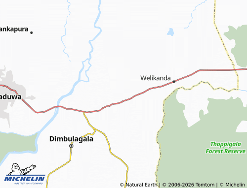 Mappa MICHELIN Sevanapitiya - ViaMichelin