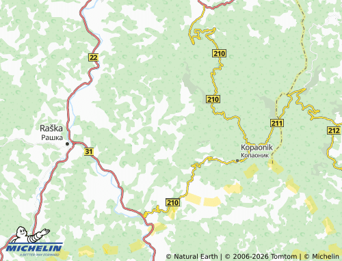 Mapa MICHELIN Semeteš - ViaMichelin
