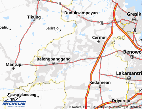 Mappa MICHELIN Benjeng - ViaMichelin
