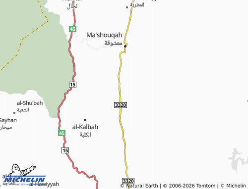 MICHELIN-Landkarte al-'Amwaj - ViaMichelin