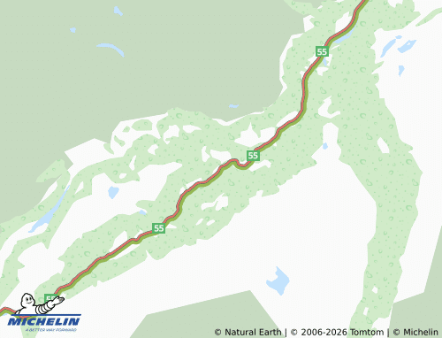 MICHELIN Slåligrende map - ViaMichelin
