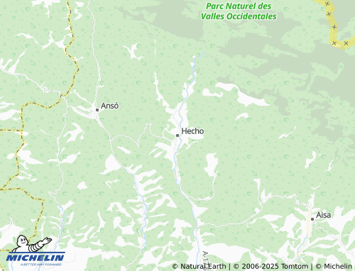 MICHELIN Hecho map - ViaMichelin