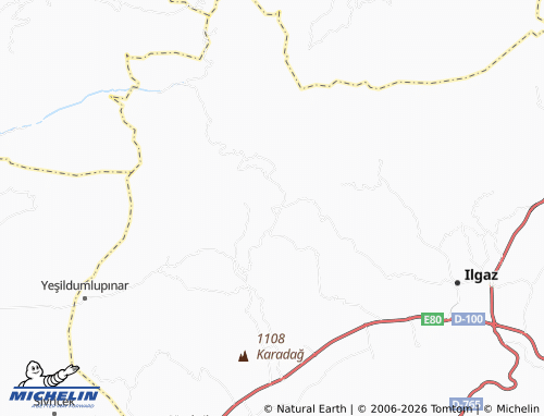 MICHELIN Akçaören map - ViaMichelin