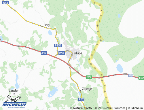 Mapa MICHELIN Zilupe - ViaMichelin