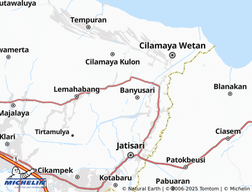 MICHELIN Talunjaya map - ViaMichelin
