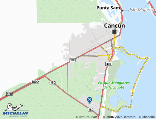 Mappa MICHELIN Colonia Jordán - ViaMichelin