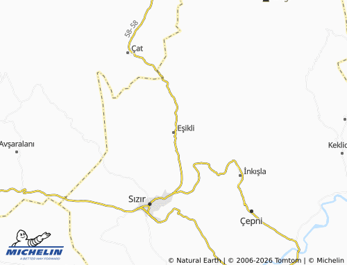Mapa MICHELIN Eşikli - ViaMichelin