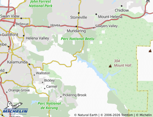 Mapa MICHELIN Reservoir - ViaMichelin