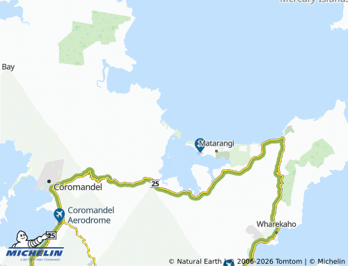 Mapa MICHELIN Whangapoua - ViaMichelin