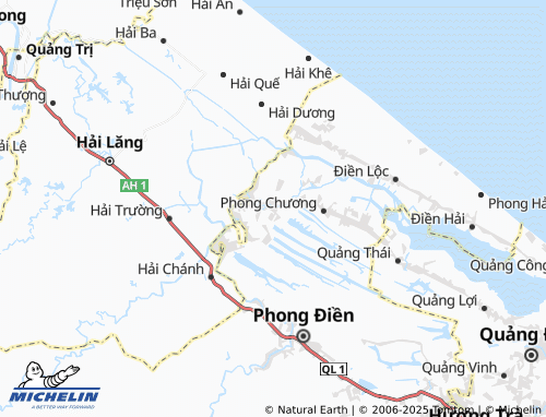 MICHELIN Phong Bình map - ViaMichelin