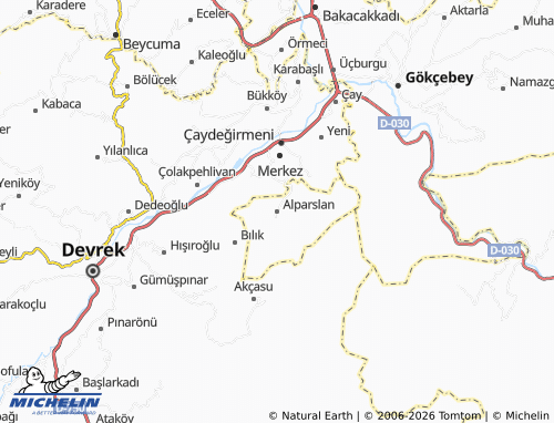 Mappa MICHELIN Alparslan - ViaMichelin