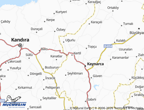 Mappa MICHELIN Kertil - ViaMichelin