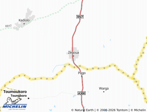 MICHELIN Zégoua map - ViaMichelin