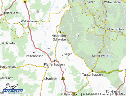 Mapa MICHELIN Bronnen - ViaMichelin