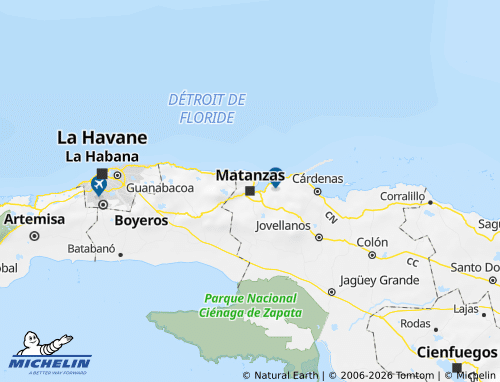 MICHELIN-Landkarte Matanzas - ViaMichelin