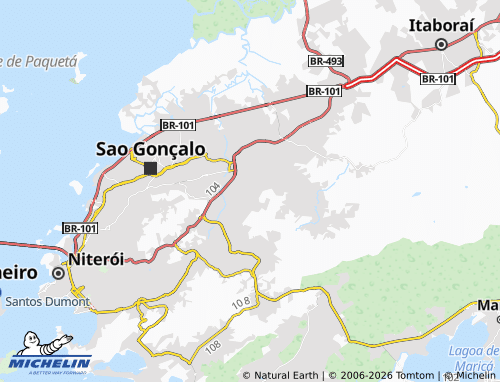 MICHELIN Coelho map - ViaMichelin