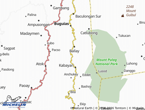 MICHELIN Gusaran map - ViaMichelin