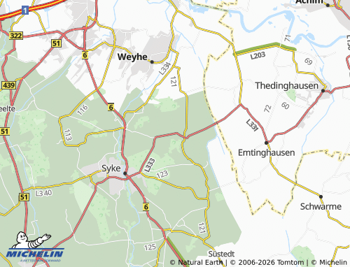 MICHELIN Okel map - ViaMichelin