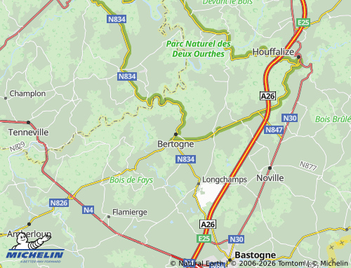 Mappa MICHELIN Bertogne - ViaMichelin