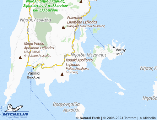 MICHELIN Poros map - ViaMichelin