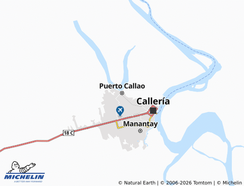 Mapa MICHELIN Puerto Callao - ViaMichelin