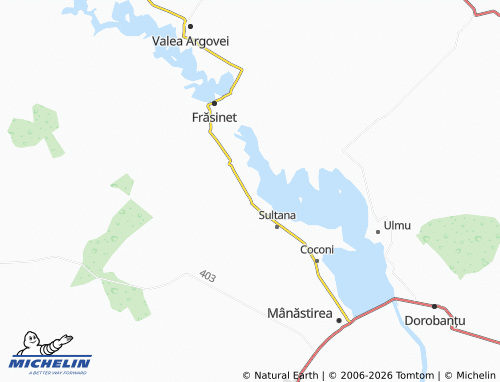 MICHELIN Curătești map - ViaMichelin