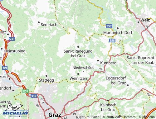 MICHELIN Rinnegg map - ViaMichelin